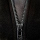 Mikina na zip s kapucí logo Superhuman - černá/bílá
