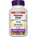 Webber naturals Potassium Citrate (draslík) - 90 tablet 