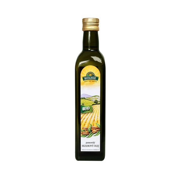BIOLINIE panenský sezamový olej BIO 0,5 l