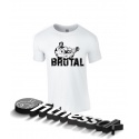TITANUS tričko Brutal (bílá/černá)