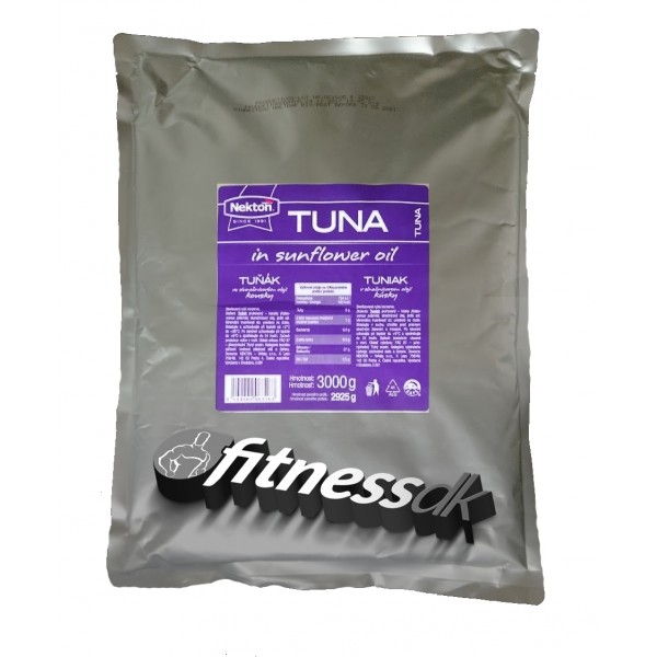 Nekton - Tuňák ve slunečnicovém oleji, kousky 3kg Nekton - Tuňák ve slunečnicovém oleji, kousky 3kg