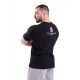 Nebbia Hardcore tričko s výšivkou 396 - černá
