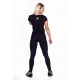 Nebbia Fitness dámské tričko 277 - černá
