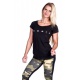 Nebbia Fitness dámské tričko 277 - černá