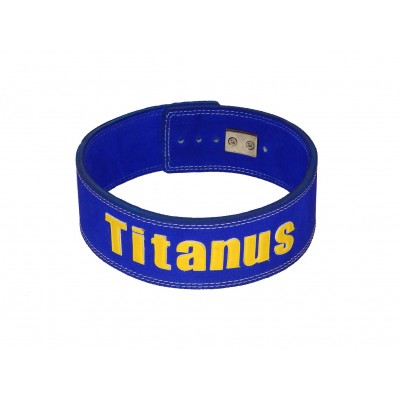 TITANUS fitness Opasek s pákovou přezkou (modrá) 