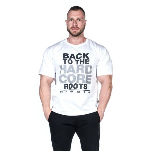 Nebbia - HardCore tričko 391 - bílá