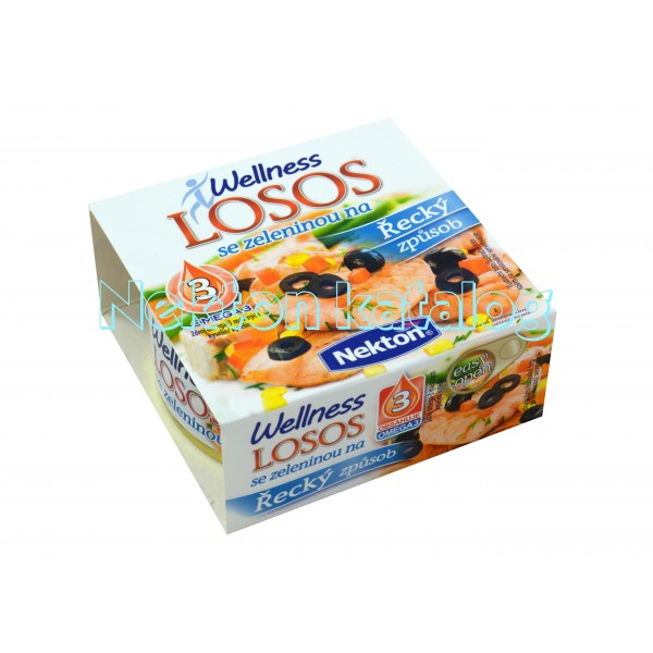 Nekton - Losos se zeleninou na řecký způsob 170 g. Nekton - Losos se zeleninou na řecký způsob 170 g.