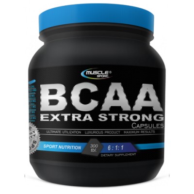 Muscle sport BCAA Extra Strong 6:1:1 300 kapslí