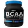 BCAA Extra Strong Caps je vysoce účinná směs volných větvených esenciálních aminokyselin (L-Leucin, L-Isoleucin, L-Valin), doplněná o neesenciální aminokyseliny.