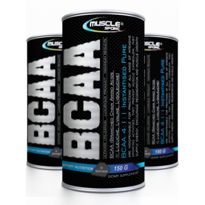 Muscle sport BCAA 4:1:1 PURE. 150 g.