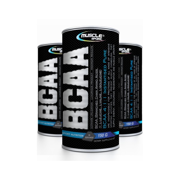 Muscle sport BCAA 4:1:1 PURE. 150 g.