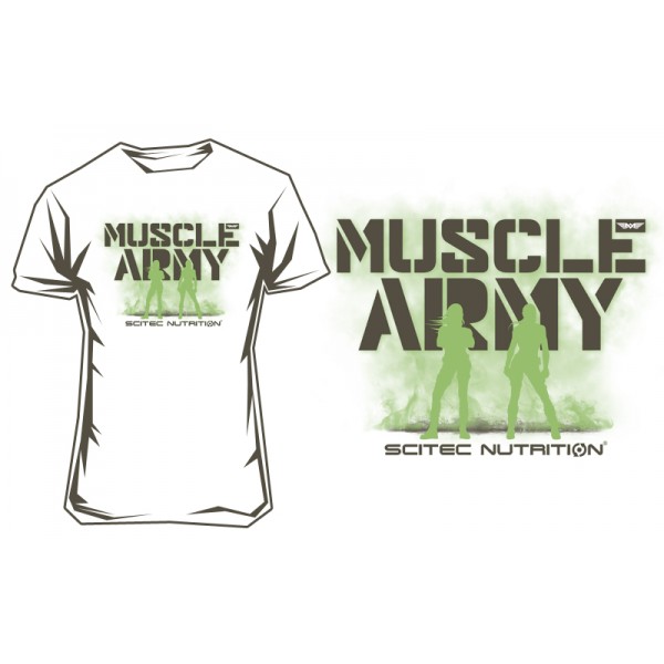 Scitec Nutrition Musle Army Girl White