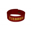 TITANUS fitness Opasek s pákovou přezkou (červená)