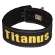TITANUS fitness Opasek s pákovou přezkou (černá)