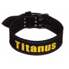 Fitness opasek s dvojitou přezkou od značky Titanus určen pro podporu a fixaci zad a břišních svalů.
