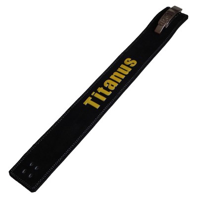 TITANUS fitness Opasek s pákovou přezkou (černá)