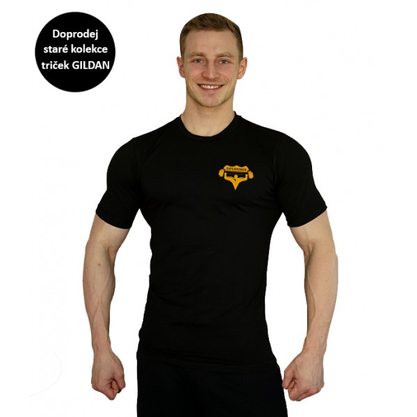 Tričko Superhuman - černá/žlutá XXL Tričko Superhuman - černá/žlutá XXL
