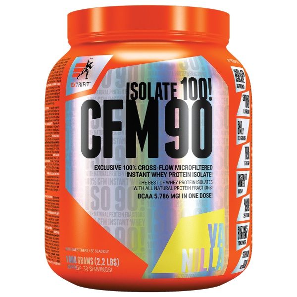 EXPIRACE EXTRIFIT CFM90 Isolate 1kg vanilka EXPIRACE EXTRIFIT CFM90 Isolate 1kg vanilka