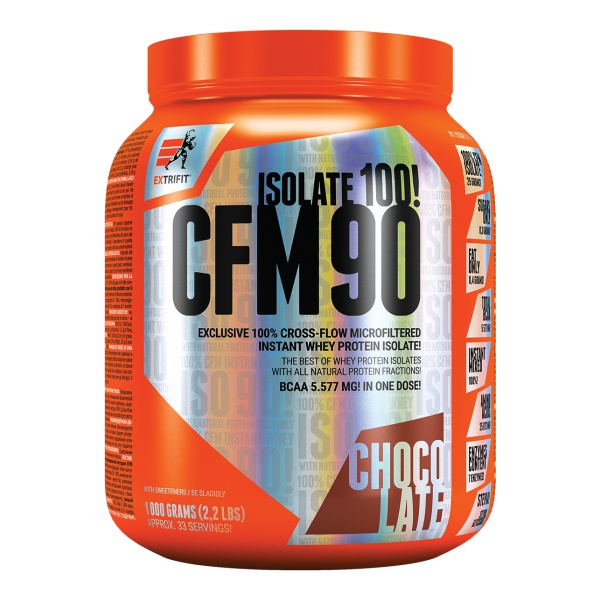 EXPIRACE EXTRIFIT CFM90 Isolate 1kg čokoláda EXPIRACE EXTRIFIT CFM90 Isolate 1kg čokoláda