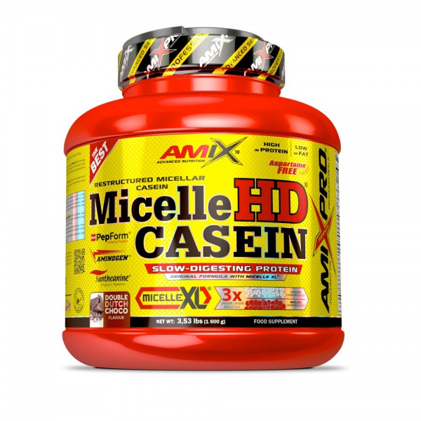 Amix™ MicelleHD® Casein 1600g - Double chocolate EXPIRACE: 05/2021 Amix™ MicelleHD® Casein 1600g - Double chocolate EXPIRACE: 05/2021