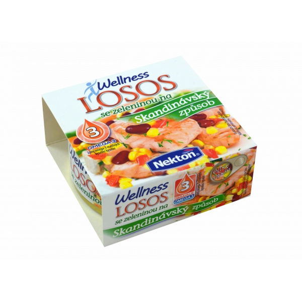 Nekton - Losos se zeleninou na skandinávský způsob 170 g. Nekton - Losos se zeleninou na skandinávský způsob 170 g.