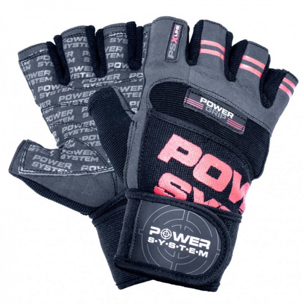 POWER SYSTEM gloves POWER GRIP RED