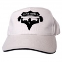 Čepice s kšiltem Superhuman - béžová/černá