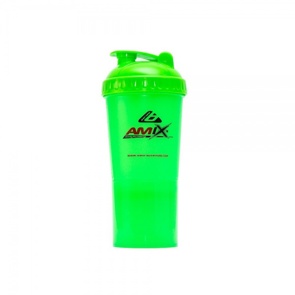 Amix Shaker Monster Bottle Color 600 ml - zelená.