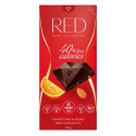 Red Delight hořká čokoláda s mandlemi a pomerančem 100 g
