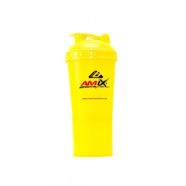 Amix Shaker Monster Bottle Color 600 ml - žlutá.