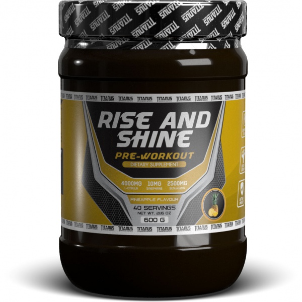 TITANUS pre-workout Rise and Shine (600 g) 