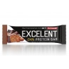 Dvouvrstvá proteinová tyčinka Excelent Protein Bar je posypaná ovocem či oříšky a zalitá v čokoládě. Obsahuje 24 % bílkovin, 43 % sacharidů a účinné látky pro regeneraci svalstva. Expirace 13.9.2024 — příchuť čokoláda + oříšek