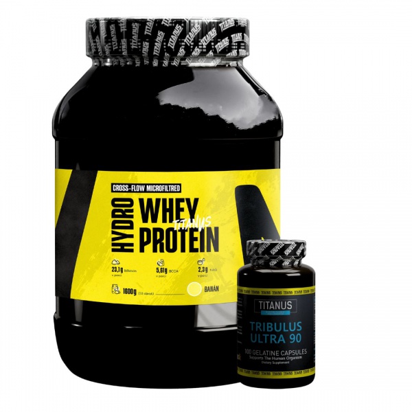 Titanus Hydro Whey protein banán a Tribulus Ultra
