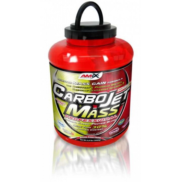 Amix nutrition CarboJet Mass Professional 3000 g Expirace 06/2025 vanilka