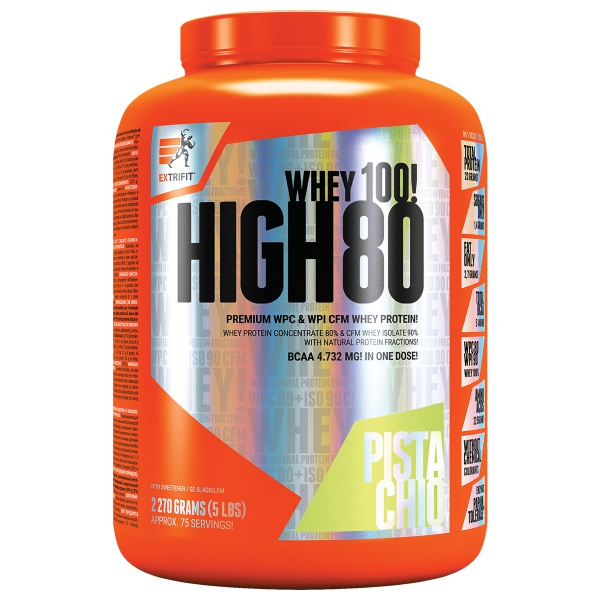 Extrifit High Whey 80 2270 g, Expirace 19/09/2025, vanilka Extrifit High Whey 80 2270 g, Expirace 19/09/2025, vanilka