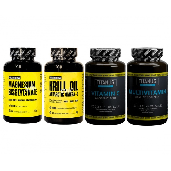 Balíček Krill, Multi, Hořčík a Vitamín C