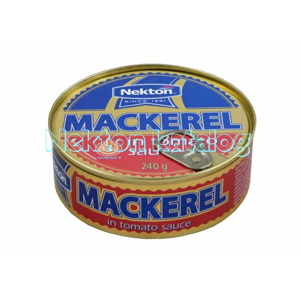 Nekton - Makrela v rajčatové omáčce  240g Expirace 3/11/2025