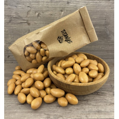 Mandle ve slaném karamelu 350g