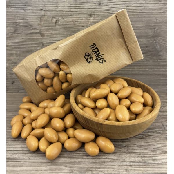 Mandle ve slaném karamelu 350g