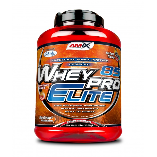 Amix nutrition Whey Pro Elite 85 1000g Expirace 02/2026 banán
