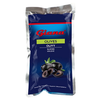 Černé olivy 180g