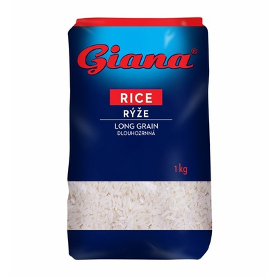 Rýže Dlouhozrnná 1 kg Giana