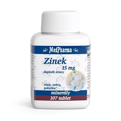 MedPharma Zinek 15 mg, 107 tobolek