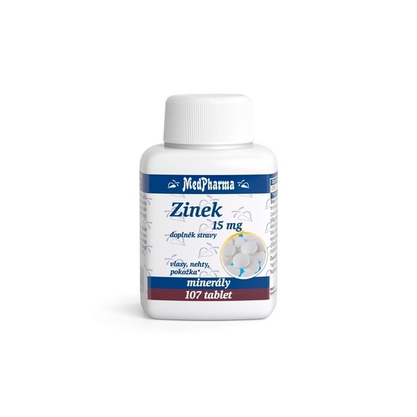 MedPharma Zinek 15 mg, 107 tobolek