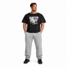 Černý Bizon Gym Rag Top 500 ze 100% bavlny nabízí pohodlný volnější střih a výrazný gym styl pro fitness, posilování i volný čas.
