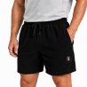 Černé sportovní šortky TITANUS T3 bez výrazného loga. Jednoduchý model pro fitness, posilování, běh i volný čas.