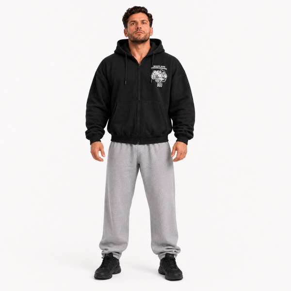 Bizon Gym Mikina 312 Violator - černá