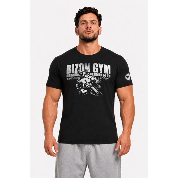 Bizon Gym Triko 211 - černá