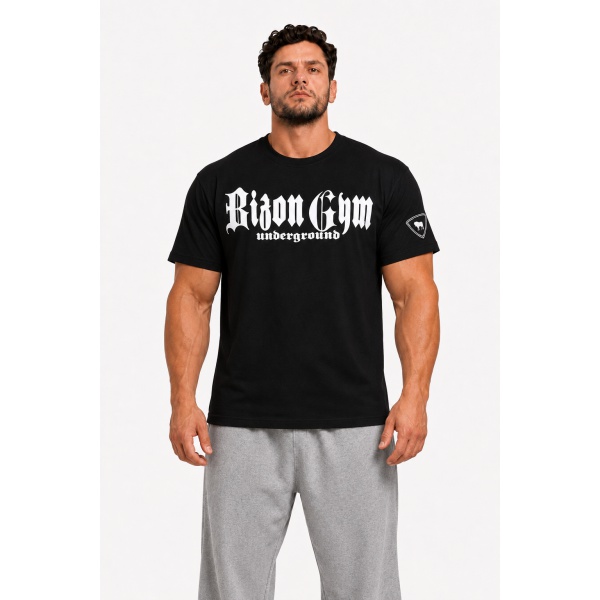 Bizon Gym Triko 222 - černá