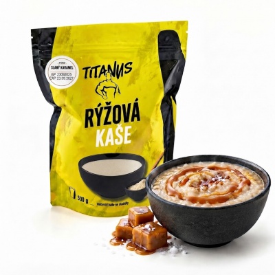 rýžová kaše slaný karamel